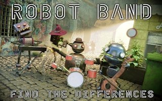 Robot Band – Find the differences